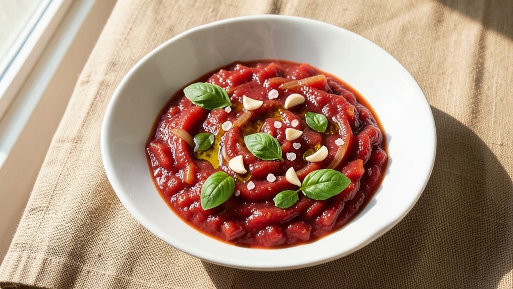 All Natural Pizza Sauce Recipe: Vibrant Tomato Flavor Without Preservatives