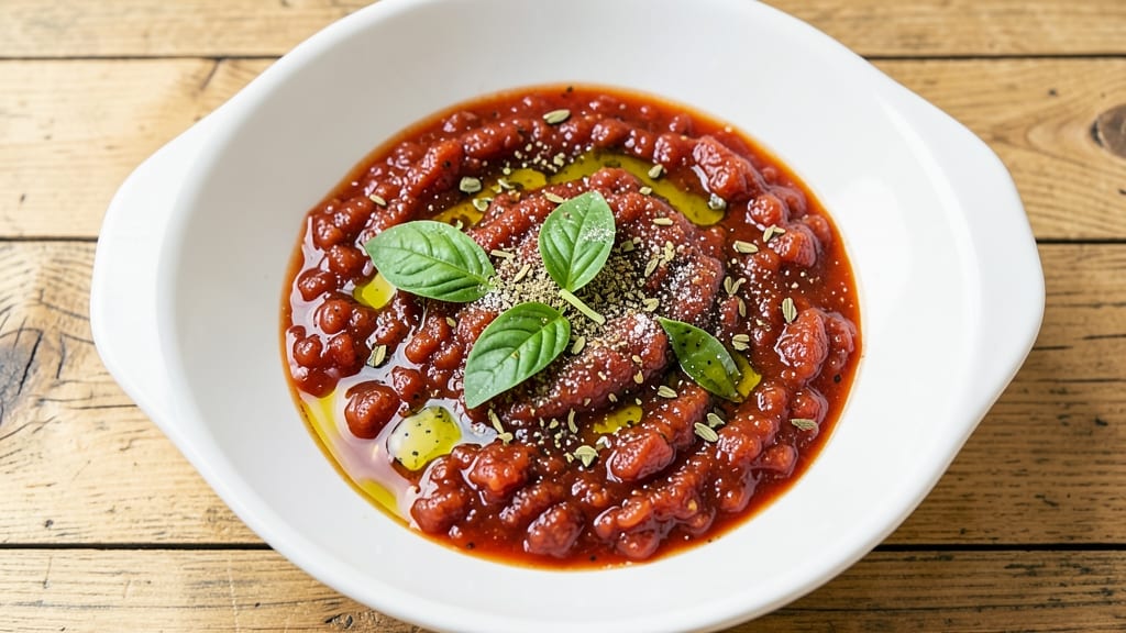 Arrenello's Pizza Sauce Recipe: Slow-Simmered Tomato Depth With Fresh Basil Twist