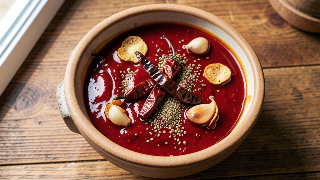 Authentic Red Chili Sauce Recipe: Smoky Spice and Tamarind Tang in Minutes