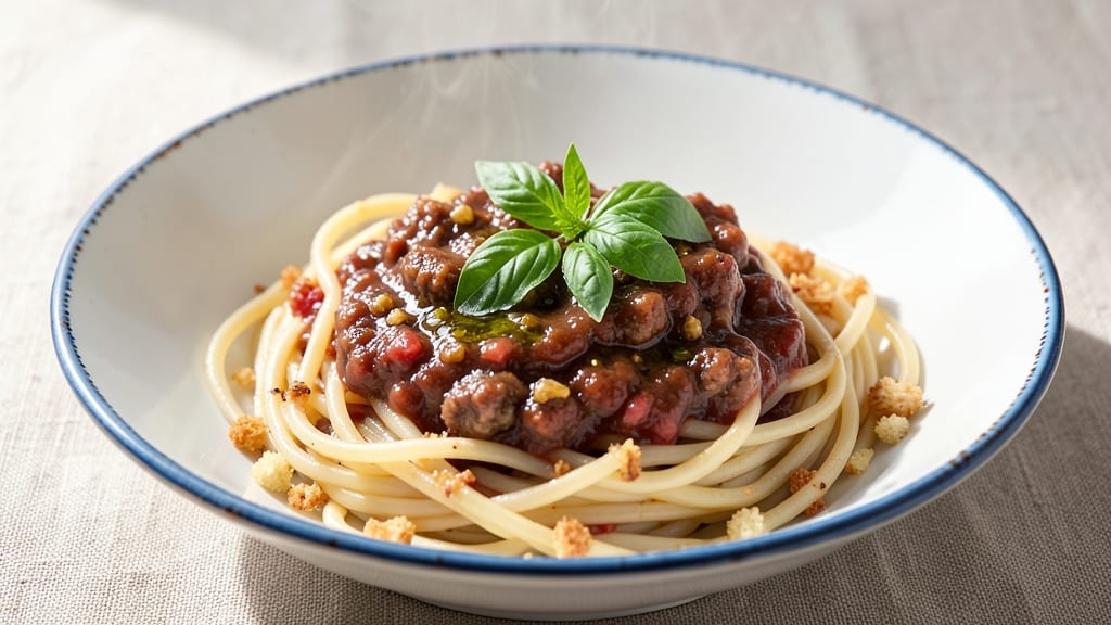 Authentic Italian Spaghetti Meat Sauce Recipe: Slow-Simmered Tomato Depth with Ground Beef and Herbs
