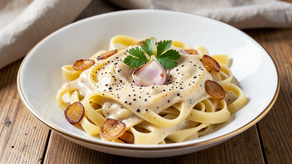 Asiago Cheese Pasta Sauce Recipe: Melty Strings Over Al Dente Noodles