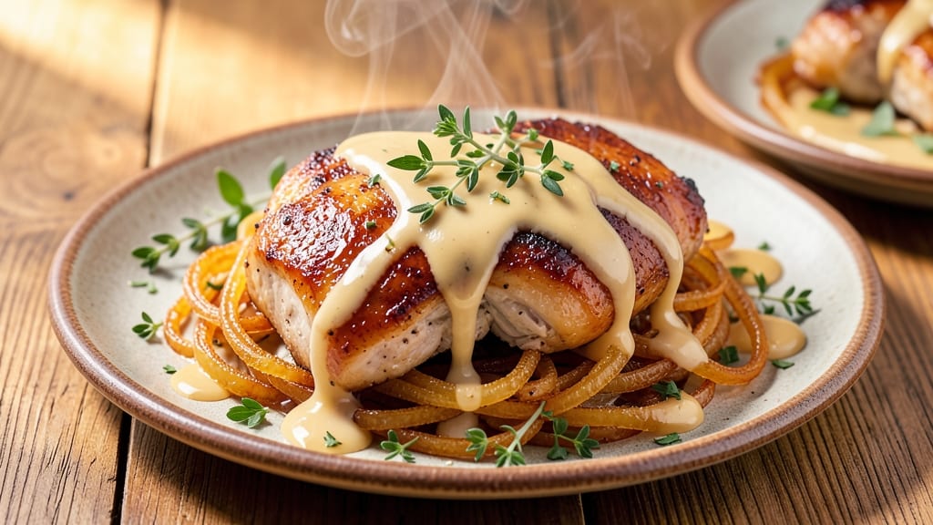 Alice Springs Chicken Honey Mustard Sauce Recipe: Balanced Sweet Heat With Crispy Onion Topping