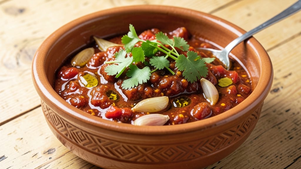 Algerienne Sauce Recipe: Harissa-Spiced Tomato Base With Crispy Onions