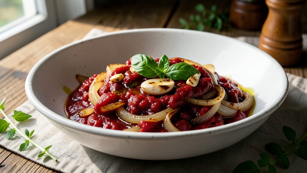 Sunday Sauce Recipe Without Meat: Rich Tomato-Basil Velvety in 20 Minutes