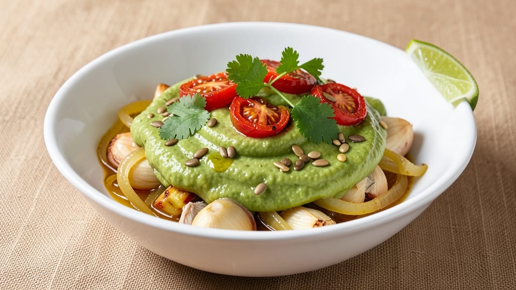 Avocado Enchilada Sauce Recipe: Creamy Avocado-Tomato Fusion With Hidden Lime Zing