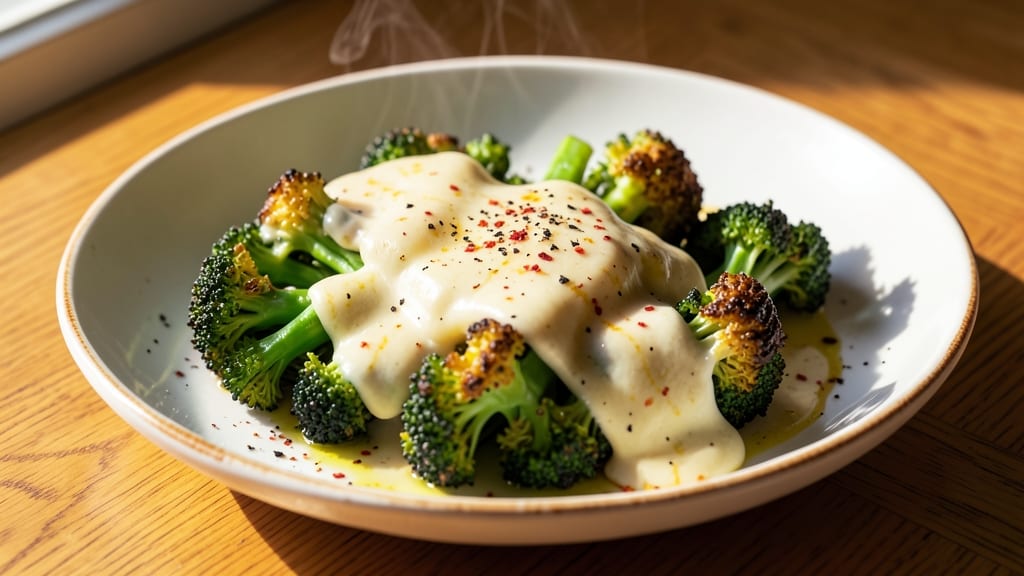Baked Broccoli with Cheese Sauce Recipe: Crispy-Topped Creamy Comfort in One Pan