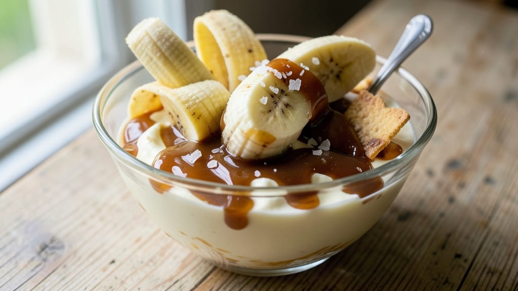 Banana Pudding With Caramel Sauce Recipe: Warm Vanilla Layers Drowned in Gooey Drizzle