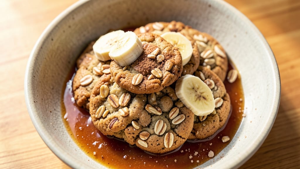 Banana Applesauce Oatmeal Cookie Recipe: Chewy Centers and Caramelized Edges