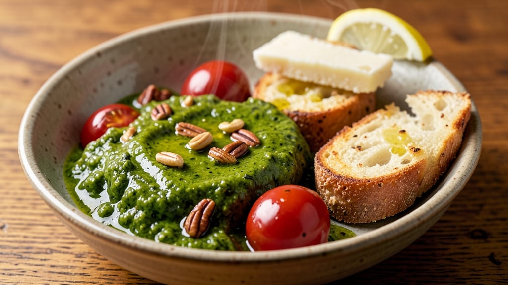 Alton Brown's Pesto Sauce Recipe: Fresh Basil Magic With Nutty Depth