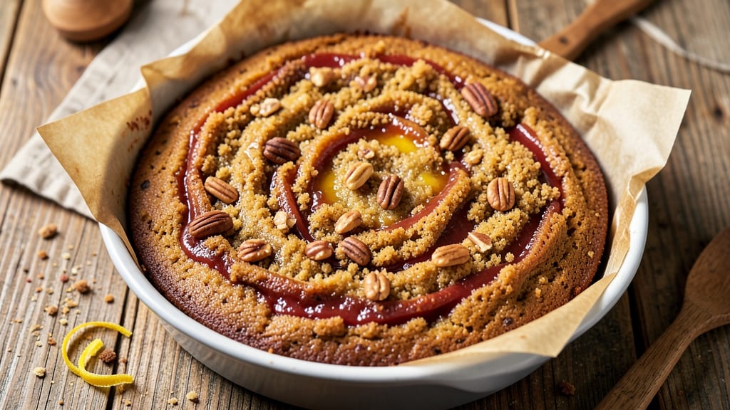 Applesauce Coffee Cake With Crumb Topping Recipe: Warm Spice Swirls and Buttery Crunch