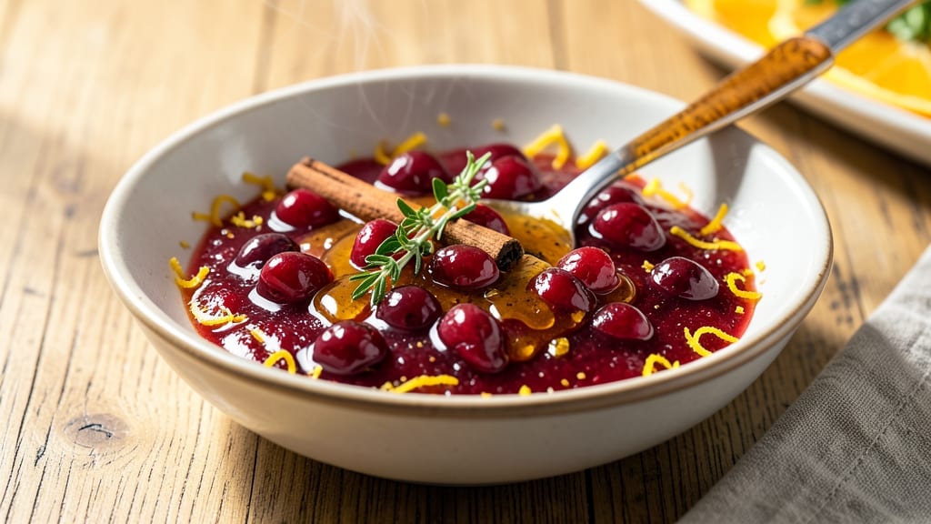 Cranberry Sauce Recipe with Orange Juice and Cinnamon Stick: Bright Citrus-Zest Balance in 15 Minutes
