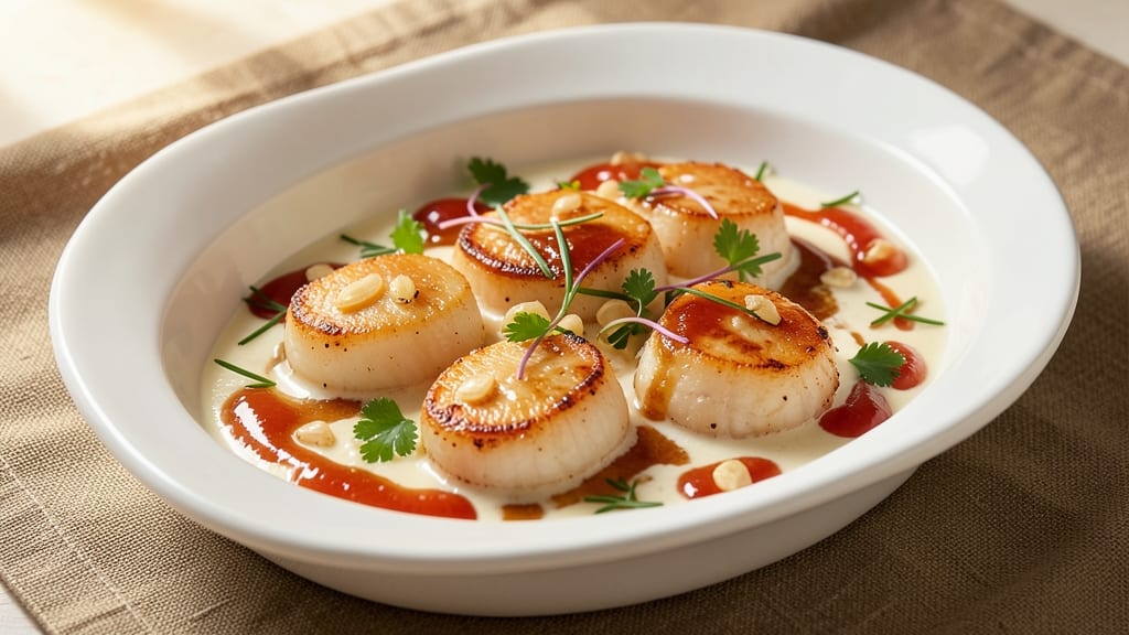 Baked Scallops in Cream Sauce Recipe: Silky Tomato Cream With Golden Crisp Edges
