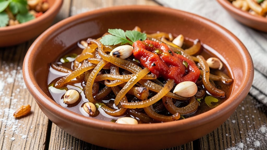 Anticucho Sauce Recipe: Smoky Aji Amarillo Heat With Crispy Onion Topping