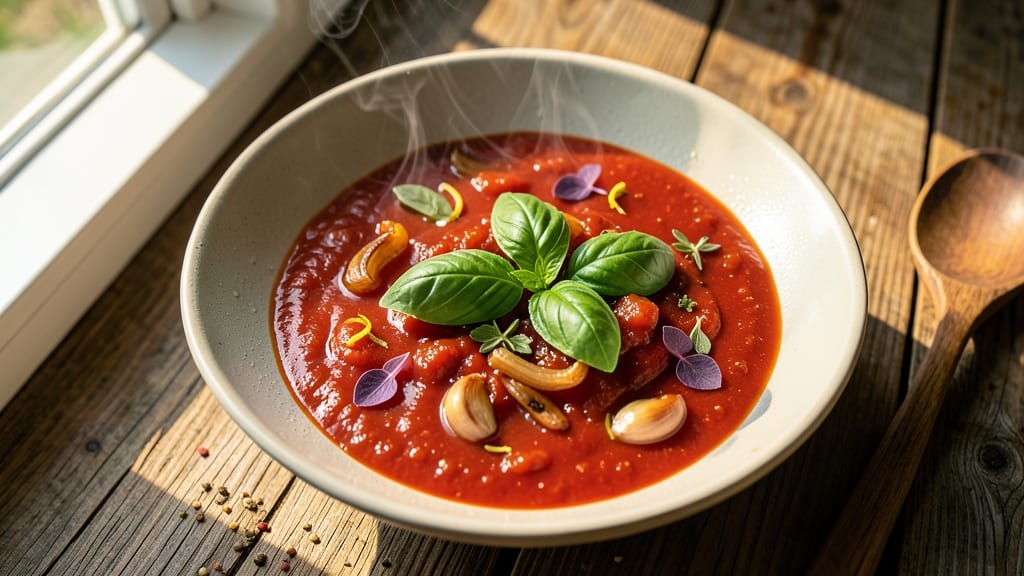 All Natural Tomato Sauce Recipe: No-Preservative Simmered Richness