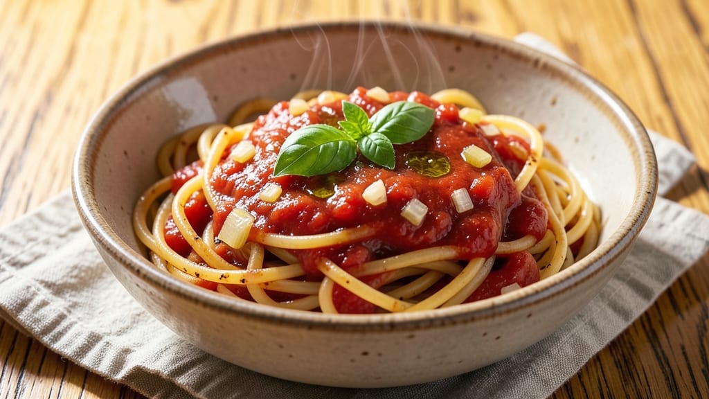 Alton Brown's Spaghetti Sauce Recipe: Slow-Simmered Tomato Depth With Fresh Herb Brilliance