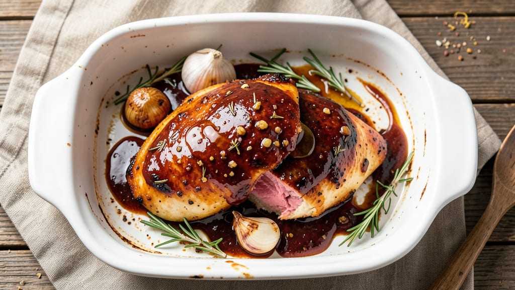 Baked Chicken Breast With Barbecue Sauce Recipe: Smoky-Sweet Glaze That Caramelizes Edges to Juicy Perfection