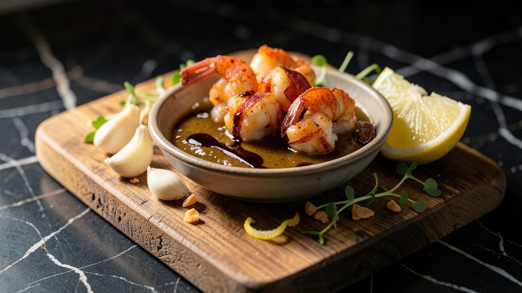 Bacon-Wrapped Shrimp Dipping Sauce Recipe: Caramelized Honey and Mustard Velvety Swirl