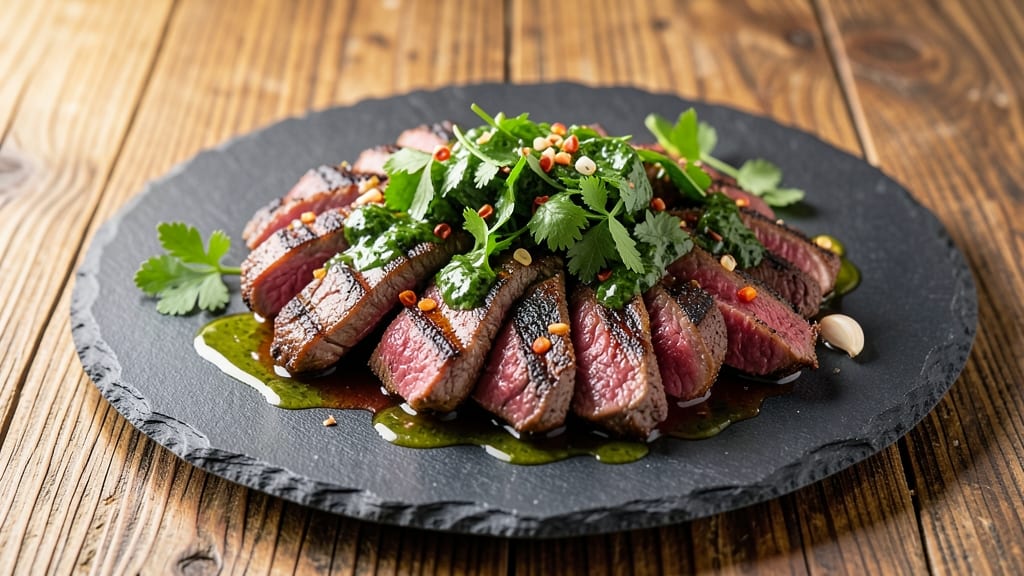 Argentinian Steak with Chimichurri Sauce Recipe: Herb-Infused Freshness That Elevates Every Bite