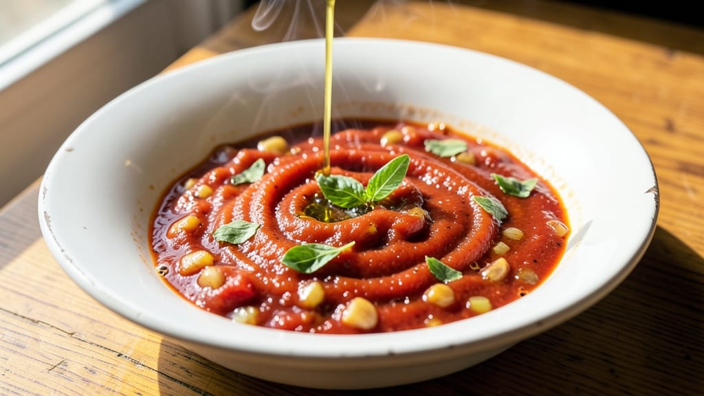 Clemenza's Spaghetti Sauce Recipe: Slow-Simmered Tomato Richness With Celery Crown Crunch