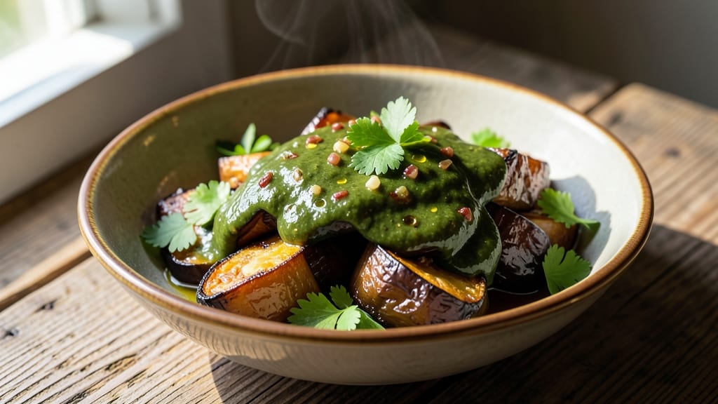 Aubergine Sauce Recipe: Smoky Roasted Depth With Fresh Herbs