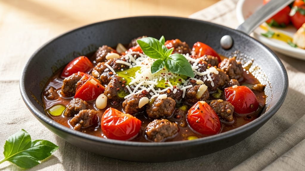 Arrabbiata Meat Sauce Recipe: Spicy Tomato Heat With Fresh Basil Finish
