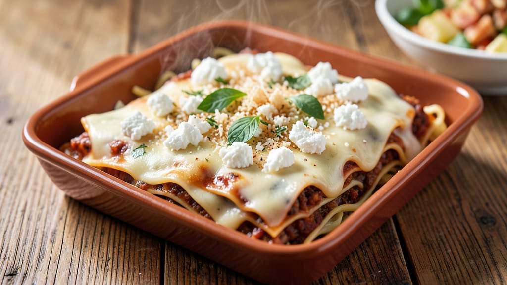 Authentic Italian Lasagna Recipe with Bechamel Sauce and Ricotta: Layers of Creamy, Cheesy Heaven