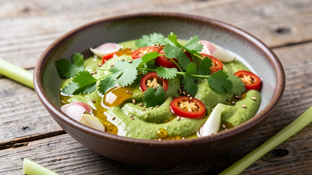 Sophie's Cuban Green Sauce Recipe: Celery-Cilantro Magic for Moist, Flavor-Packed Meats