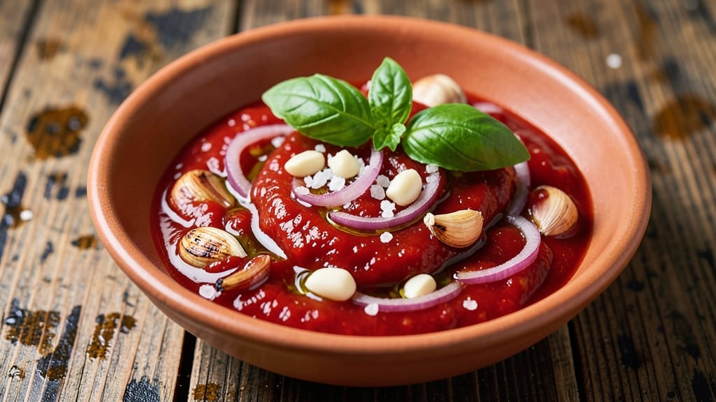 Authentic Tomato Sauce Recipe from Italy: Simmered With Fresh Basil and Garlic