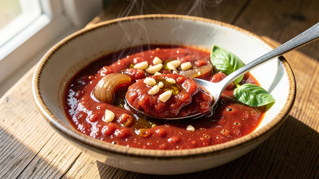 Authentic Spaghetti Sauce Recipe From Scratch: Slow-Simmered Tomato Depth With Fresh Oregano Finish